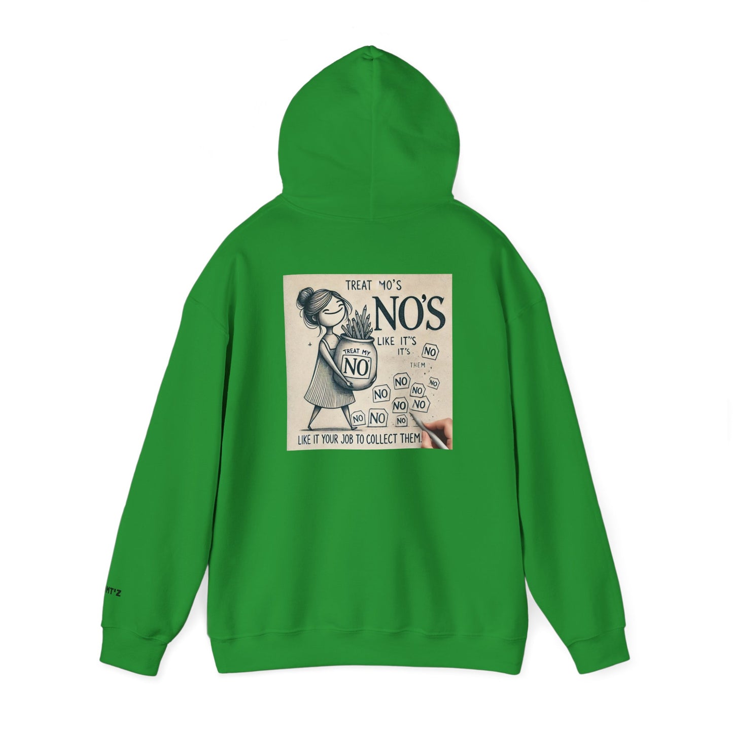 Treat My No's Like It's Your Job To Collect Them Unisex Heavy Blend™ Hooded Sweatshirt