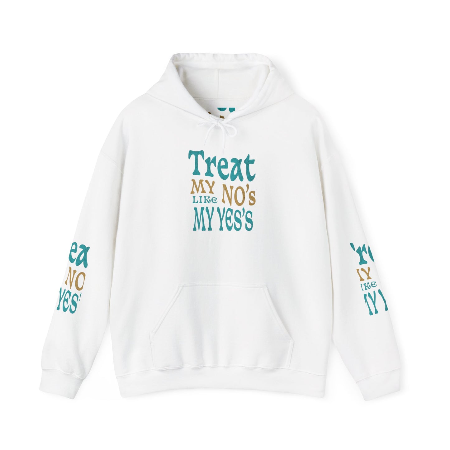 Treat My No's Like My Yes's Unisex Heavy Blend™ Hooded Sweatshirt