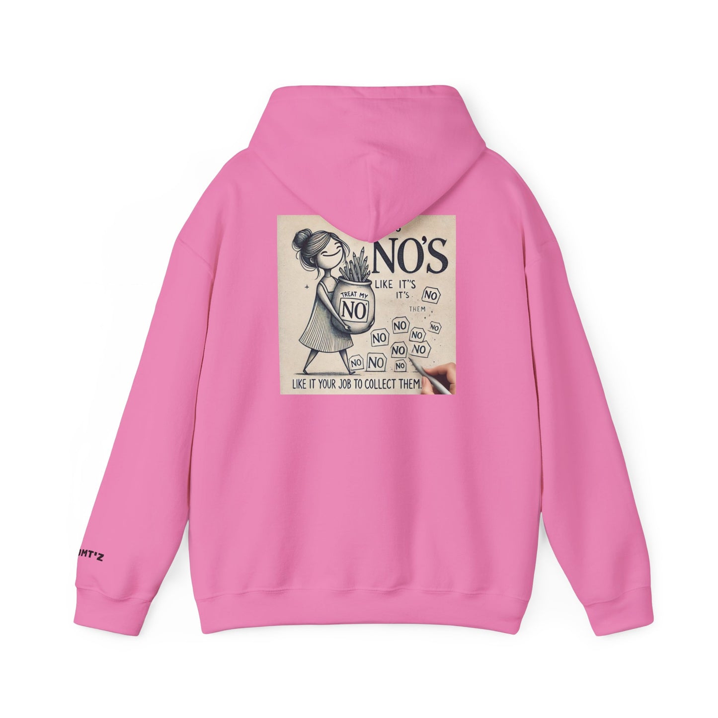 Treat My No's Like It's Your Job To Collect Them Unisex Heavy Blend™ Hooded Sweatshirt