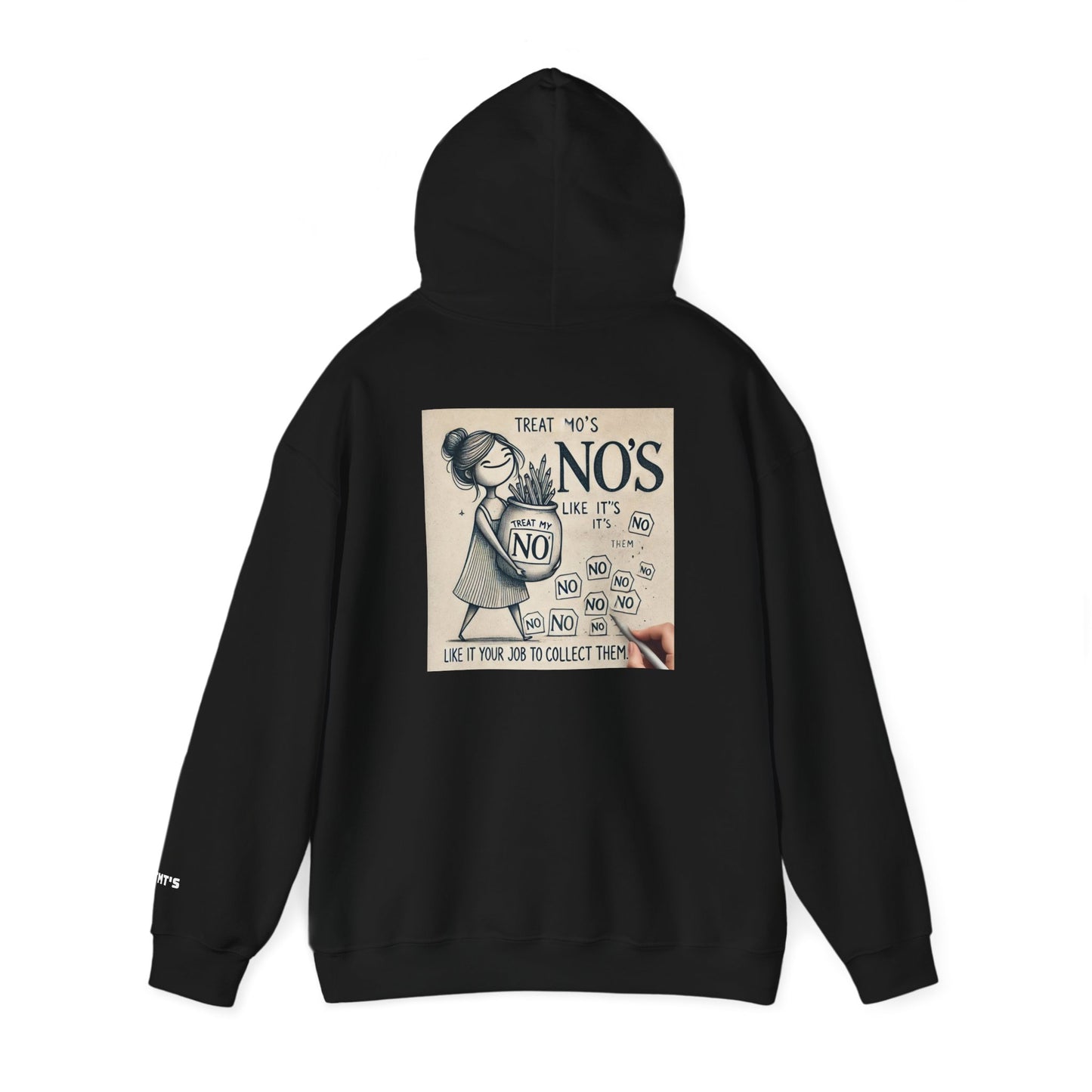 Treat My No's Like It's Your Job To Collect Them Unisex Heavy Blend™ Hooded Sweatshirt