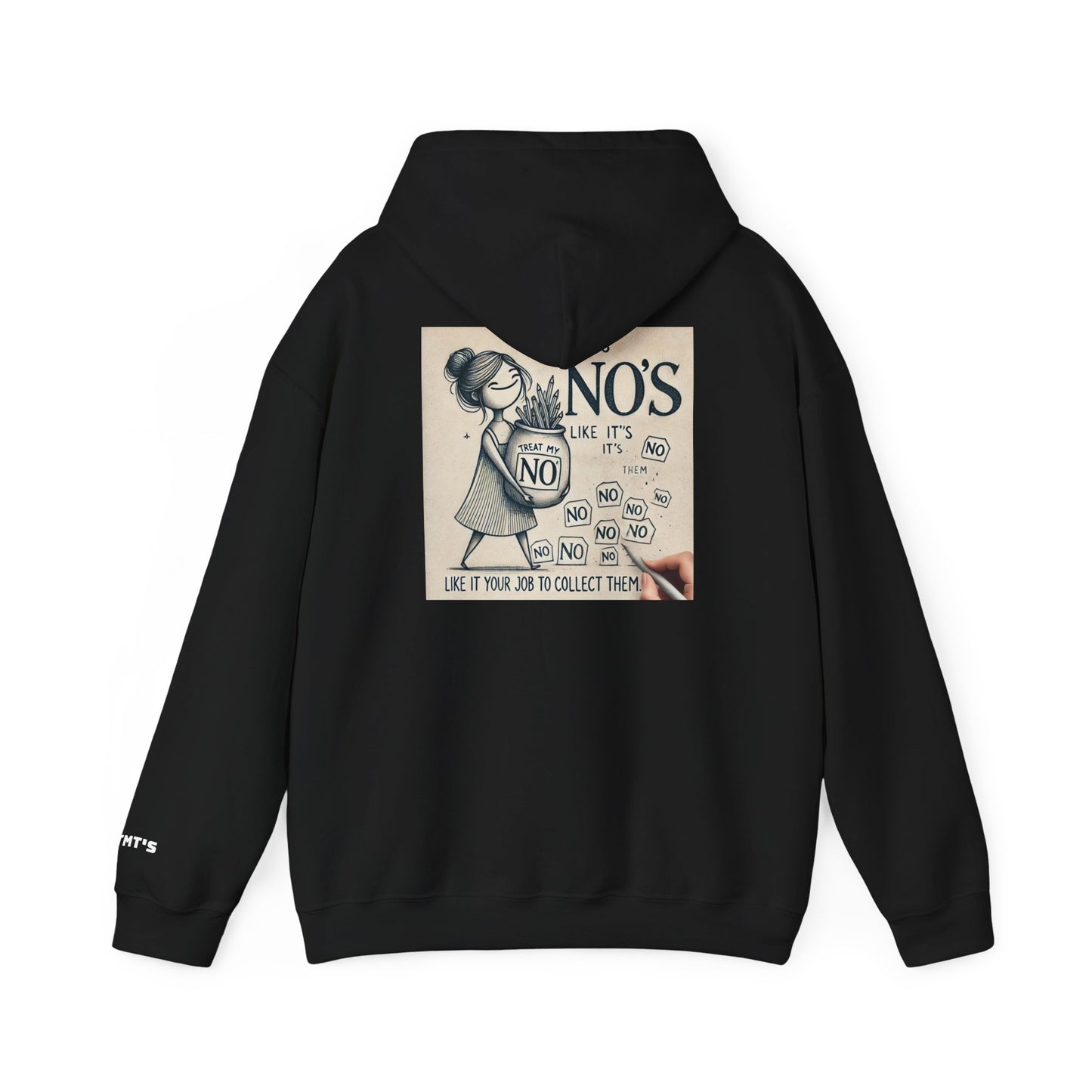 Treat My No's Like It's Your Job To Collect Them Unisex Heavy Blend™ Hooded Sweatshirt