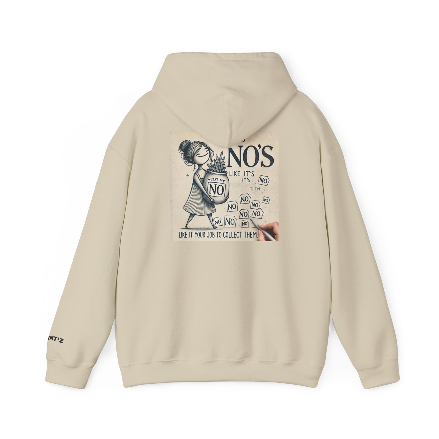 Treat My No's Like It's Your Job To Collect Them Unisex Heavy Blend™ Hooded Sweatshirt