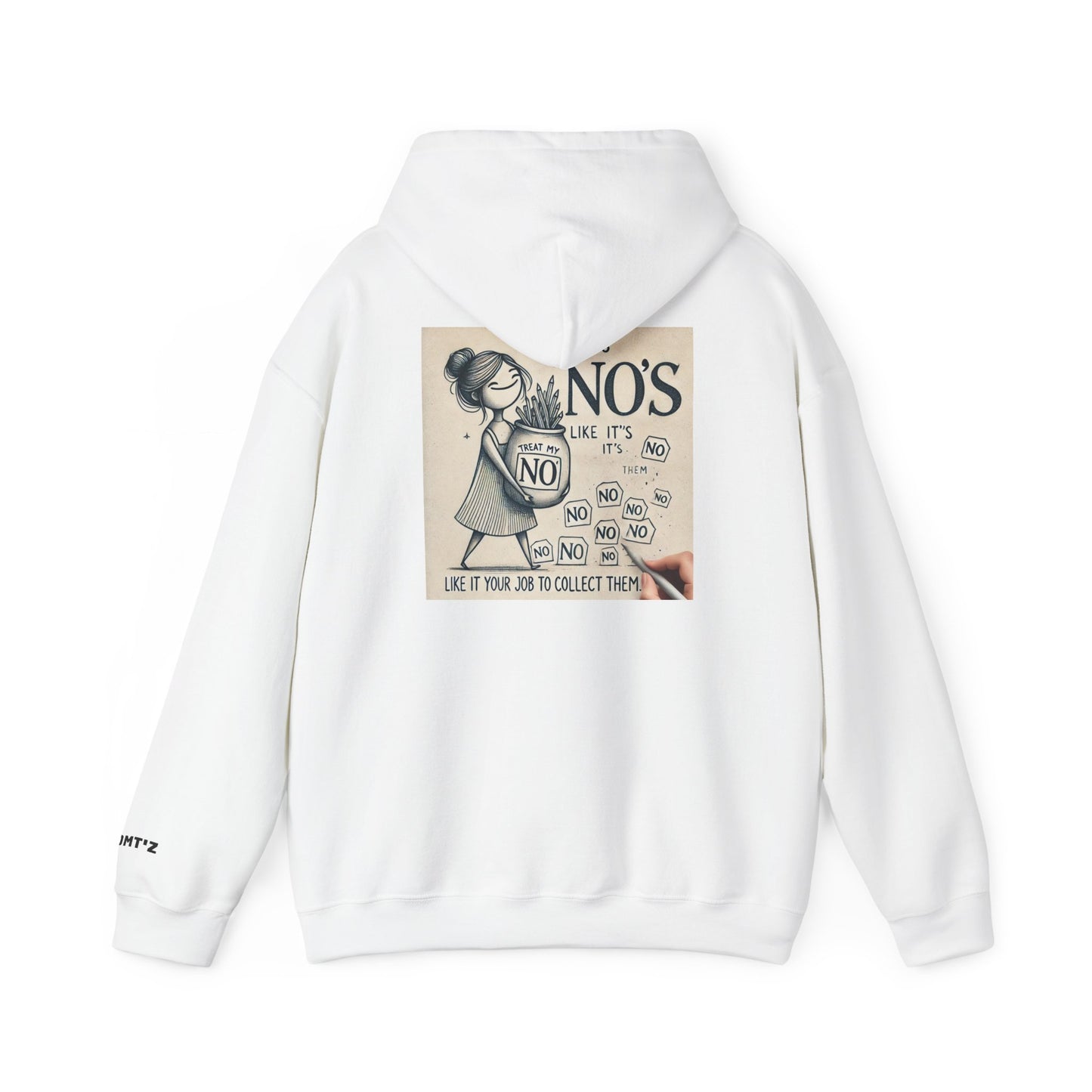 Treat My No's Like It's Your Job To Collect Them Unisex Heavy Blend™ Hooded Sweatshirt