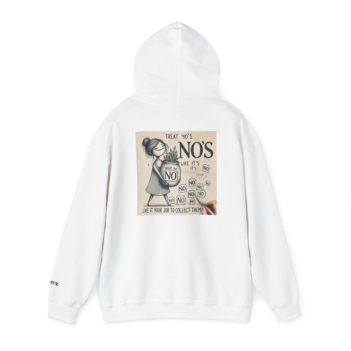 Treat My No's Like It's Your Job To Collect Them Unisex Heavy Blend™ Hooded Sweatshirt